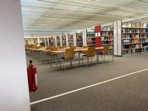 cabinet of treasured books in Clausthal-Zellerfeld