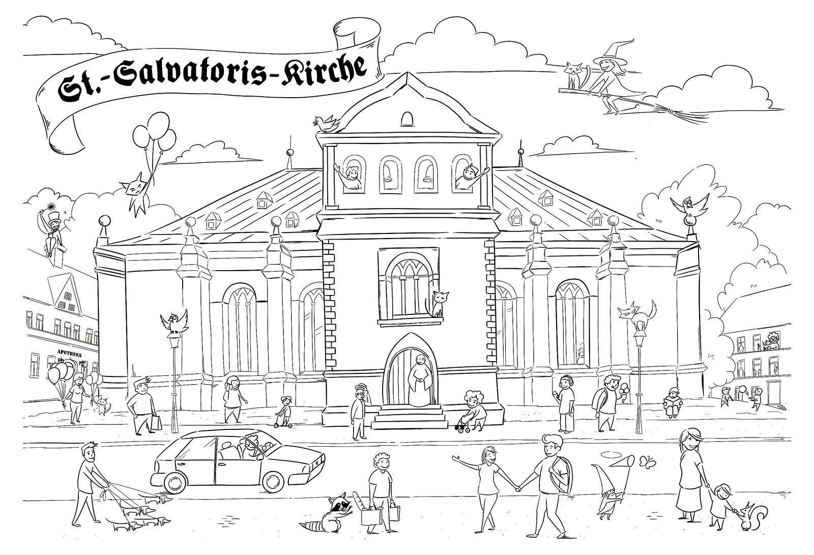 St. Salvatoris Ausmalmotiv