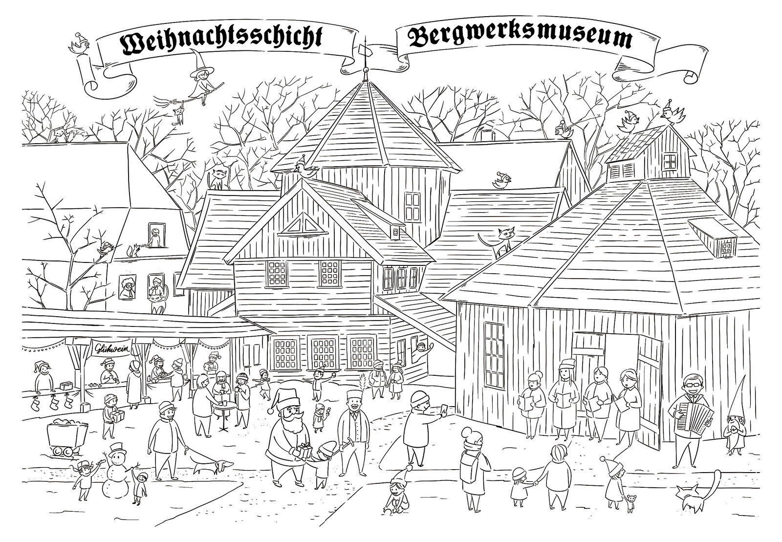 Bergbaumuseum Ausmalmotiv